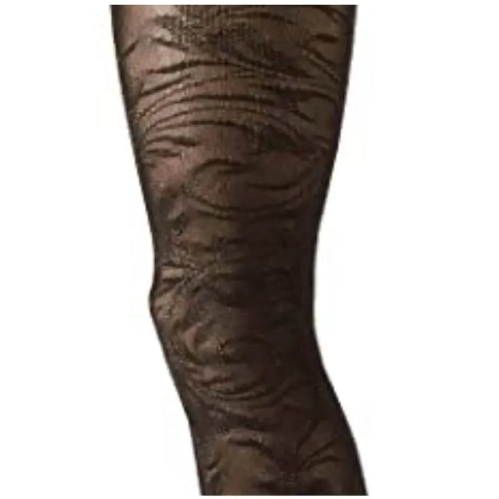 Wolford Ada Tights NWT black / black metallic size small